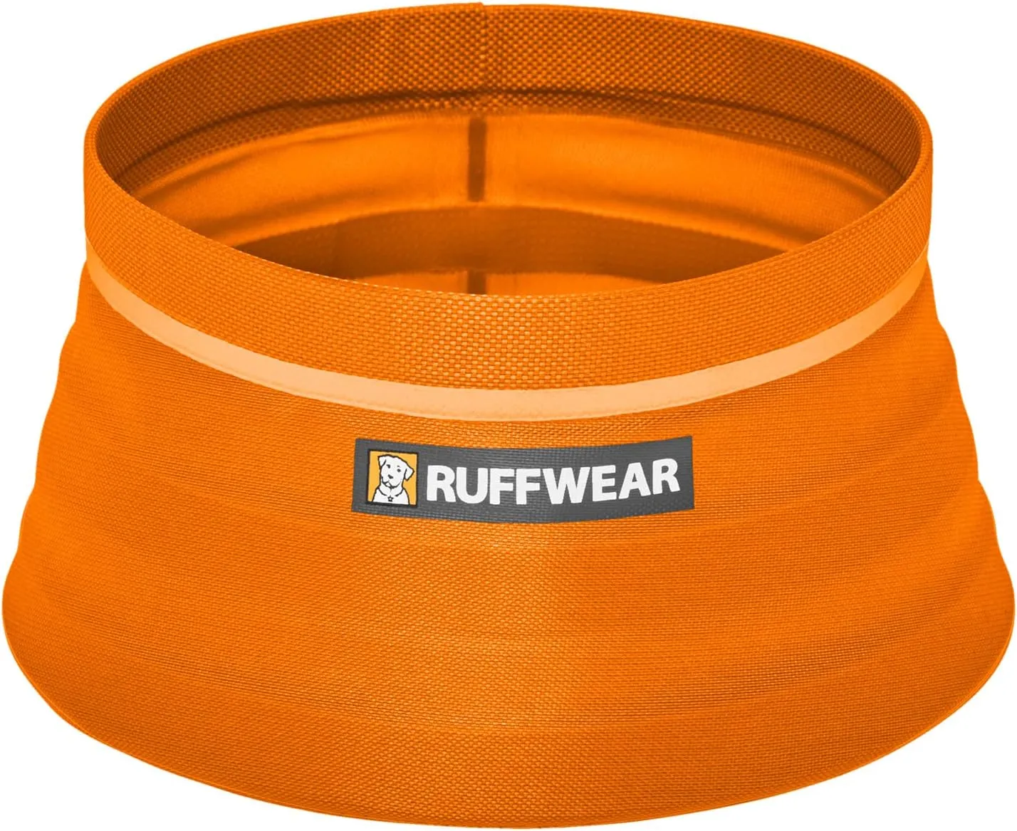 Ruffwear, Bivy Bowl Collapsible Ultralight and Packable Dog Bowl, Salamander Orange, Medium