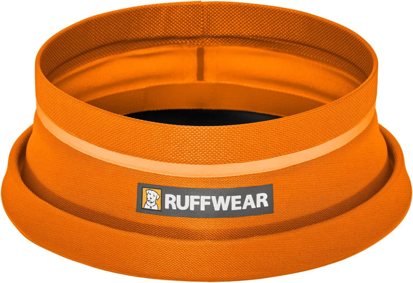 Ruffwear, Bivy Bowl Collapsible Ultralight and Packable Dog Bowl, Salamander Orange, Medium
