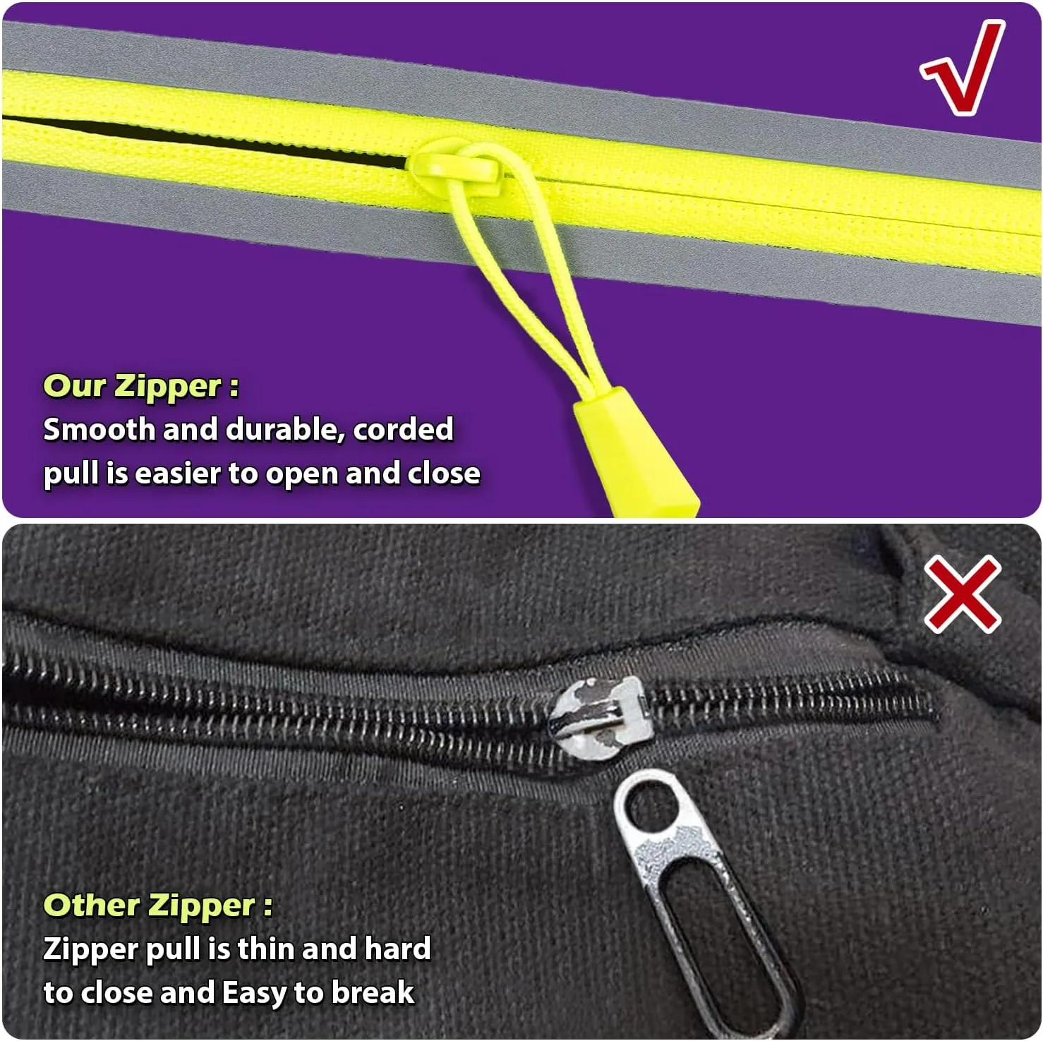 Running Belt Phone Holder, Mothers Day Gifts for Mom Wife Her Teens, Money Belt bag, Flat Fanny Packs for Women Men, Workout Gear Accessories, Waist pouch for Runners, Walking, Travel, Gym, Exercise