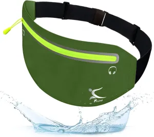Running Belt Phone Holder, Mothers Day Gifts for Mom Wife Her Teens, Money Belt bag, Flat Fanny Packs for Women Men, Workout Gear Accessories, Waist pouch for Runners, Walking, Travel, Gym, Exercise