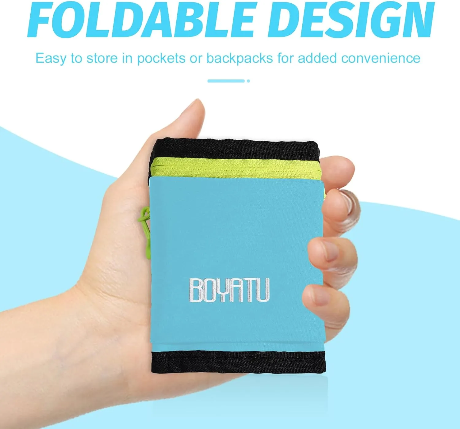 Running Belt Waist Fanny Pack: Slim Phone Holder Workout Pouch for Walking JoggingBlue