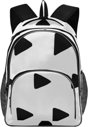 Scandi Triangles Backpacks 22L Three Layer Arc Book Bag Lightweight for Travel Camping Hiking Rucksack Daypack Kids & Adults