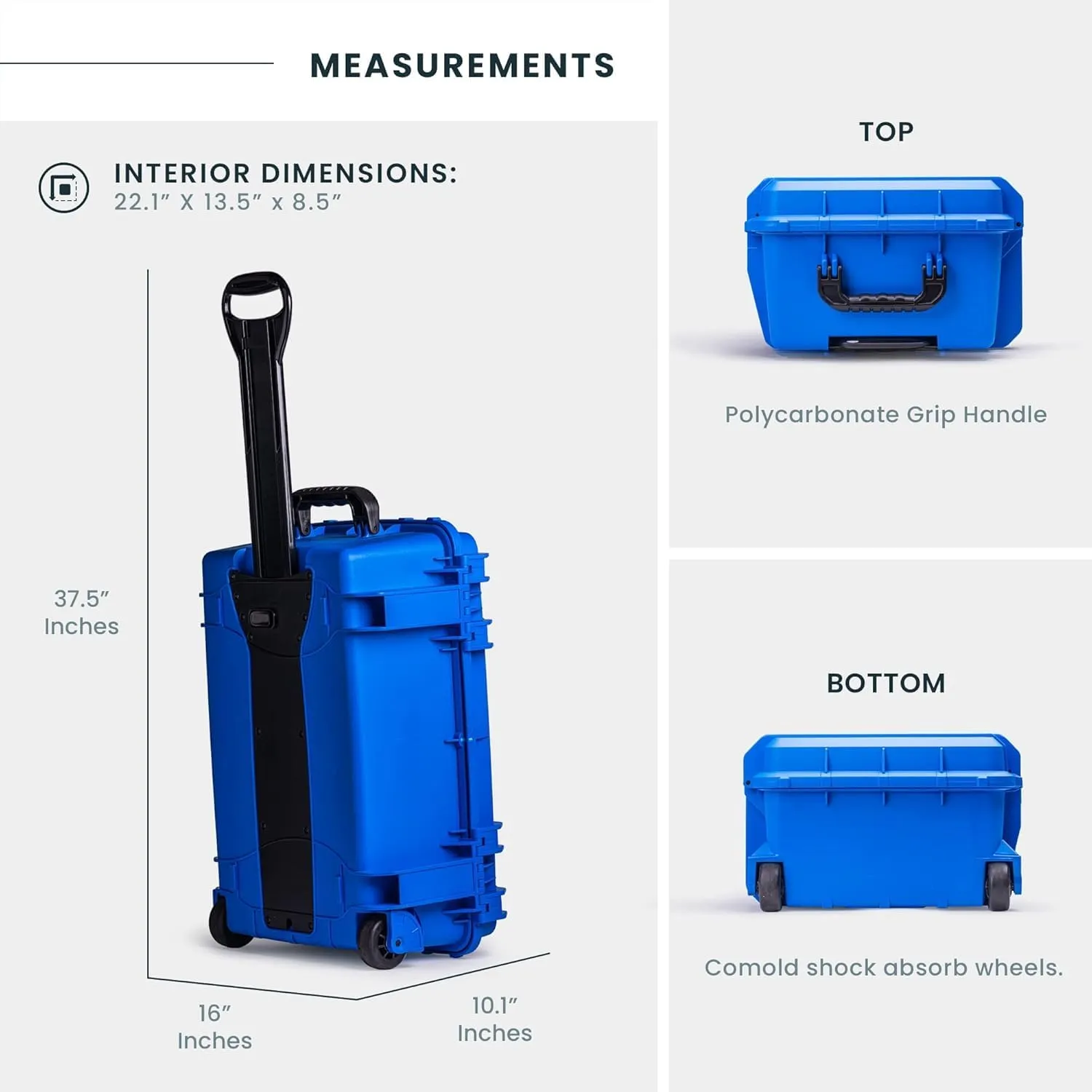 Seahorse 920 Professional Camera Protective Hard Case - TSA Approved/Mil Spec / IP67 Waterproof/USA Made for Professional Photographers Camera Enthusiasts