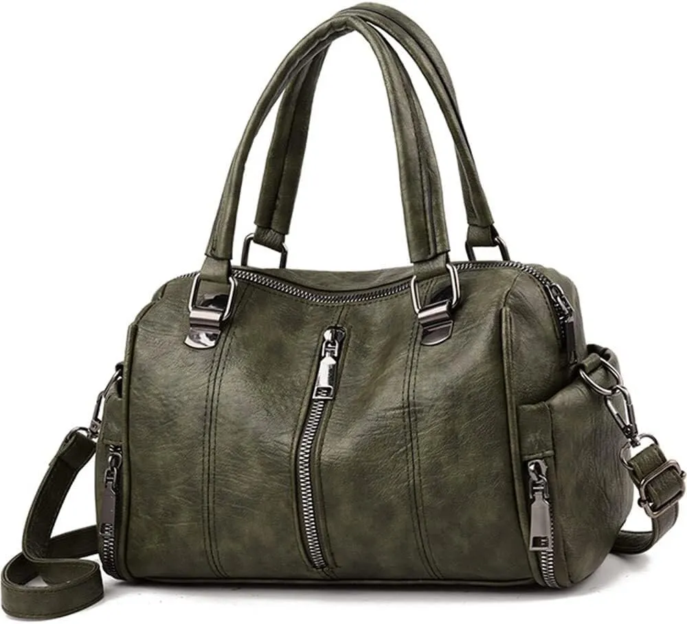 Shoulder Bags Women Handbag Faux Leather Tote Large Capacity Purse Crossbody Bags Top Handle Totes with Shoulder Strap