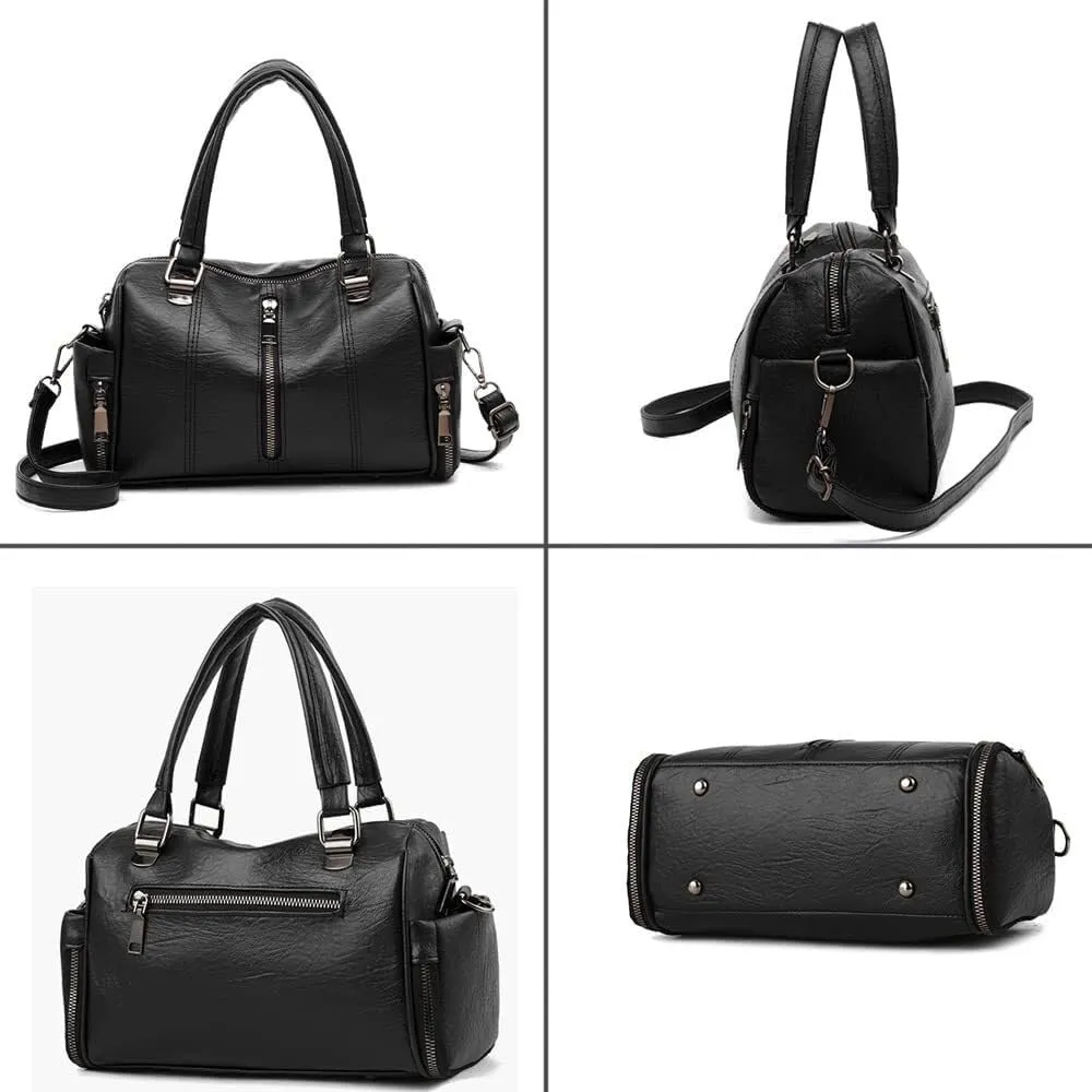 Shoulder Bags Women Handbag Faux Leather Tote Large Capacity Purse Crossbody Bags Top Handle Totes with Shoulder Strap