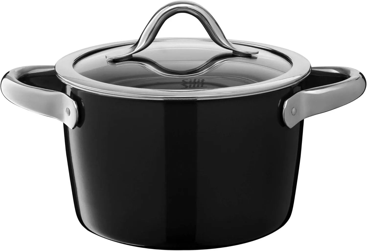 Silit Glass Lid Vitaliano Ø 18cm Metal Handle Dishwasher Safe