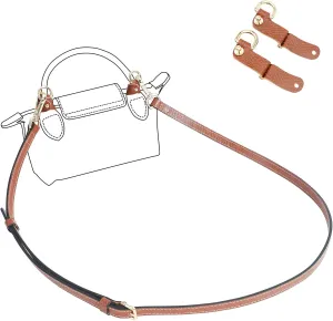 Single Handle No-punching Conversion Set for LONGCHAMP Mini Le Pliage (Gold Buckle-001)