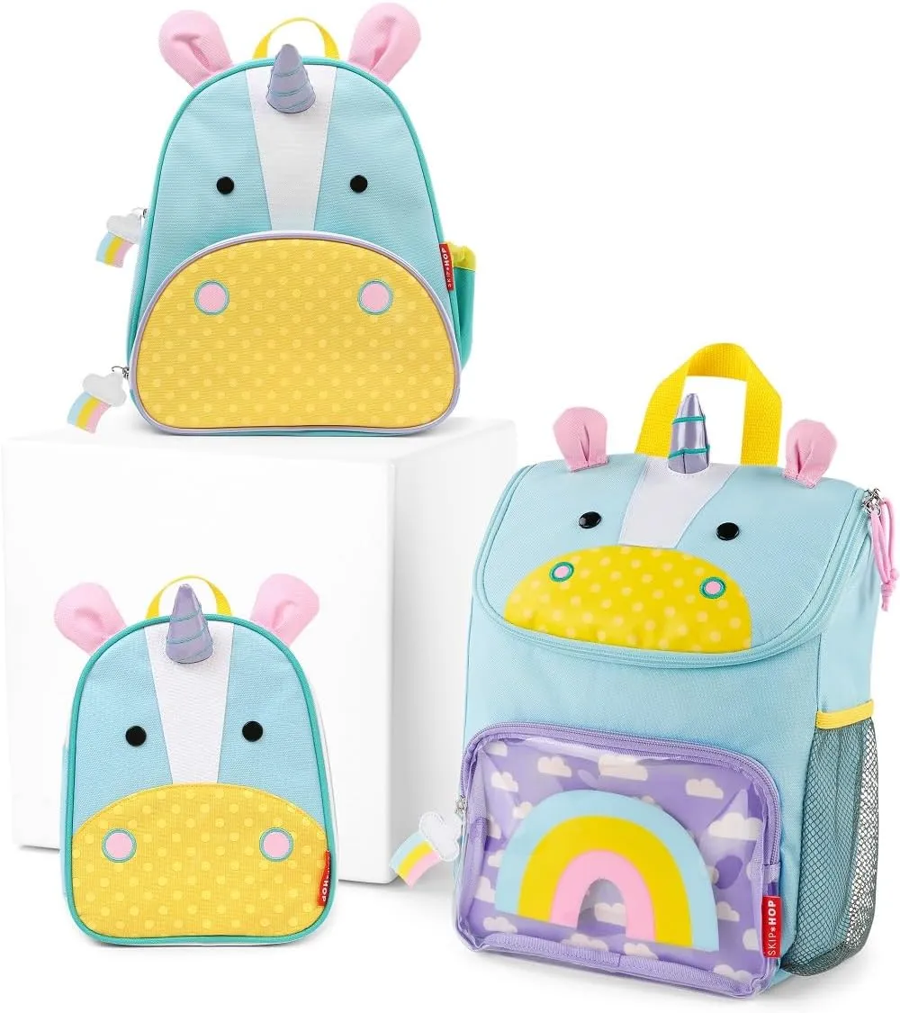 Skip Hop Toddler Backpack, Zoo Preschool Ages 3-4, Unicorn