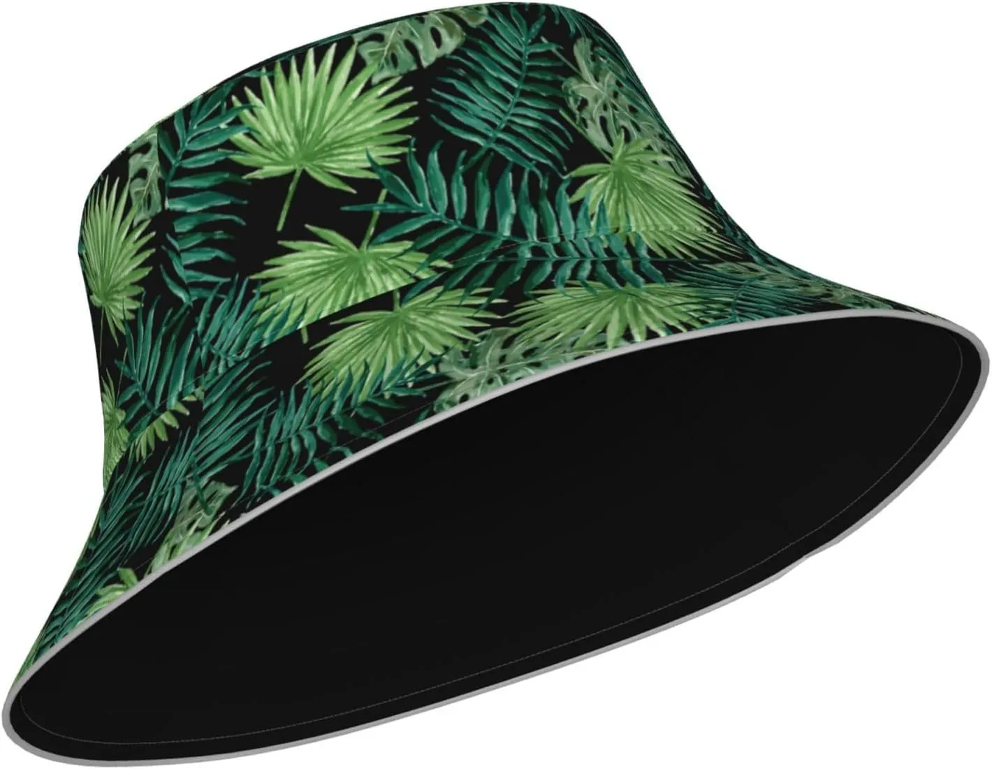 Sky Blue Tie Dye Bucket Hat for Women Men Teens Double-Side-Wear Reversible Summer Beach Sun Hat Packable Fisherman Cap