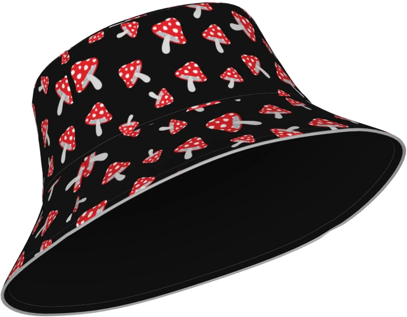 Sky Blue Tie Dye Bucket Hat for Women Men Teens Double-Side-Wear Reversible Summer Beach Sun Hat Packable Fisherman Cap