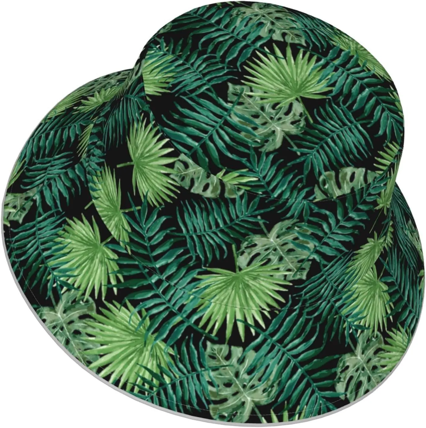 Sky Blue Tie Dye Bucket Hat for Women Men Teens Double-Side-Wear Reversible Summer Beach Sun Hat Packable Fisherman Cap