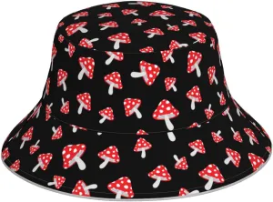 Sky Blue Tie Dye Bucket Hat for Women Men Teens Double-Side-Wear Reversible Summer Beach Sun Hat Packable Fisherman Cap