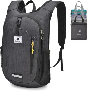 SKYSPER 10L Hiking Backpack Small Hiking Daypack Packable Lightweight Travel Day Pack for Women Men(Black)