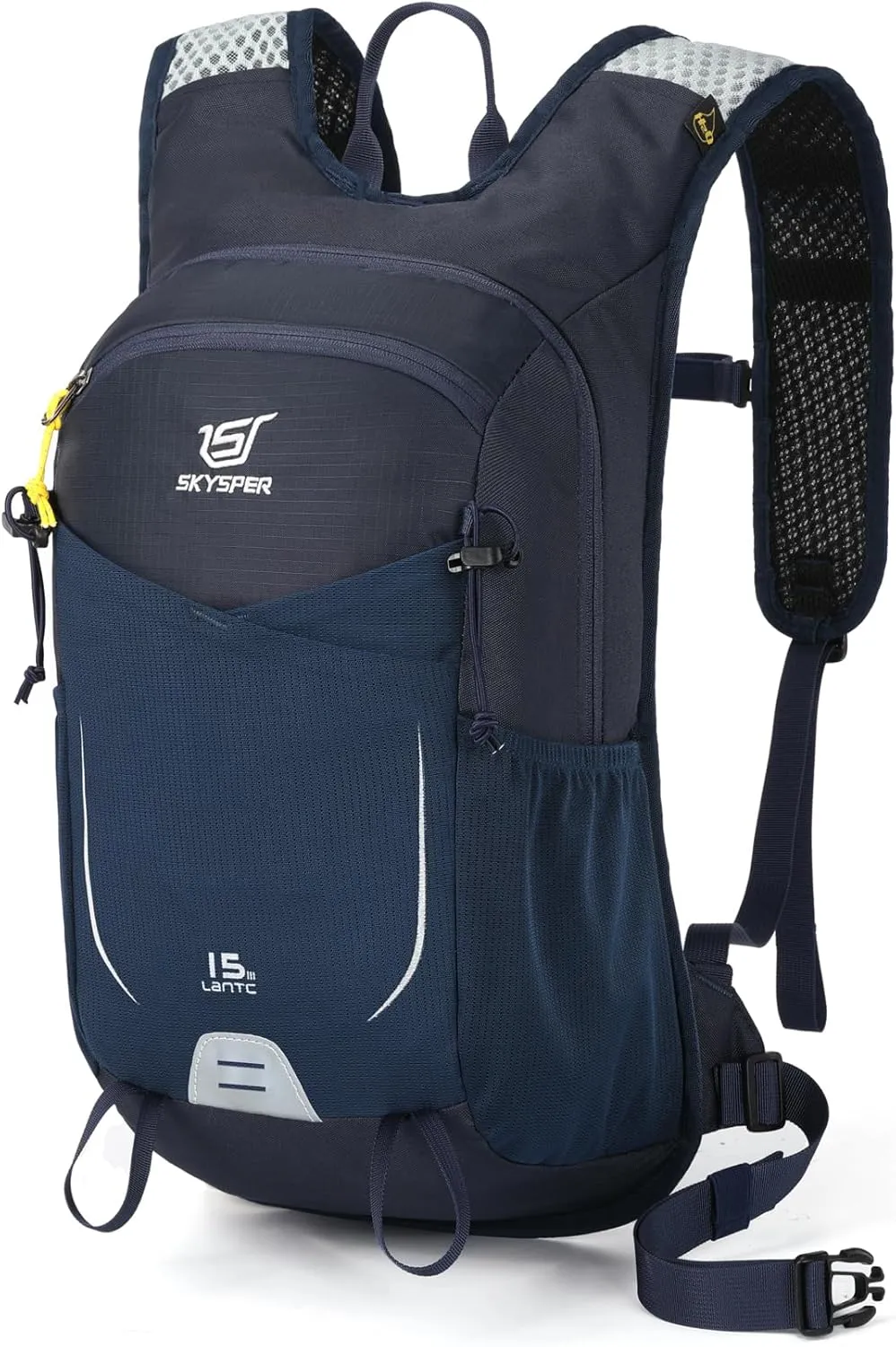 SKYSPER 15L Hiking Backpack Small Travel Daypack Breathable Lightweight Day Hike Bag with Shoulder Pocket Women Men