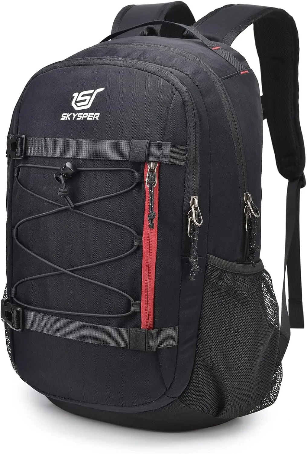 SKYSPER Hiking Backpack 25L Lightweight Travel Backpack Hiking Day Pack for Men Women(Black)