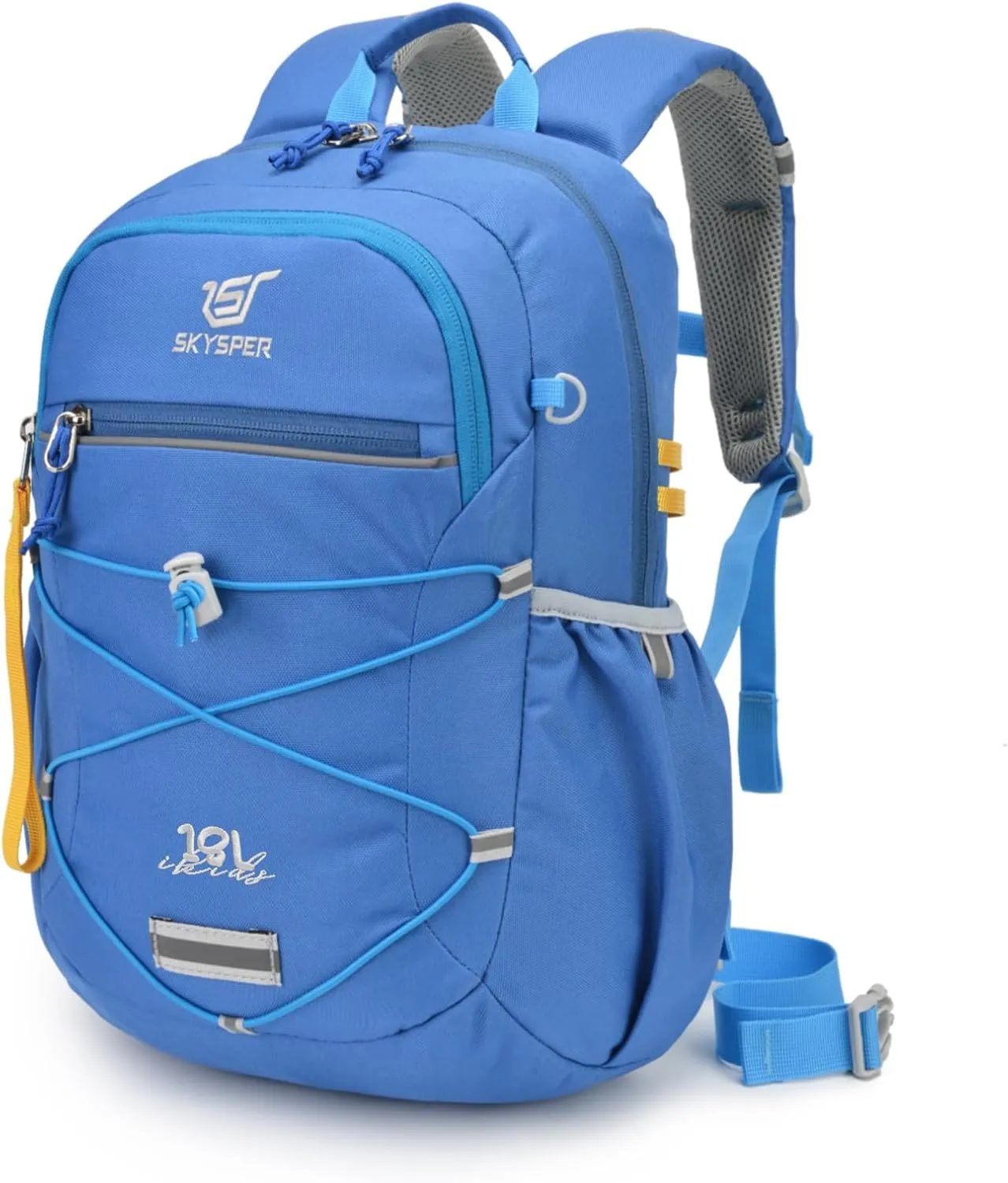 SKYSPER Kids Backpack 18L Children School Bag Child Boy Girl Pack Ages 4-8 for Traveling Day Trips Classes(Blue)