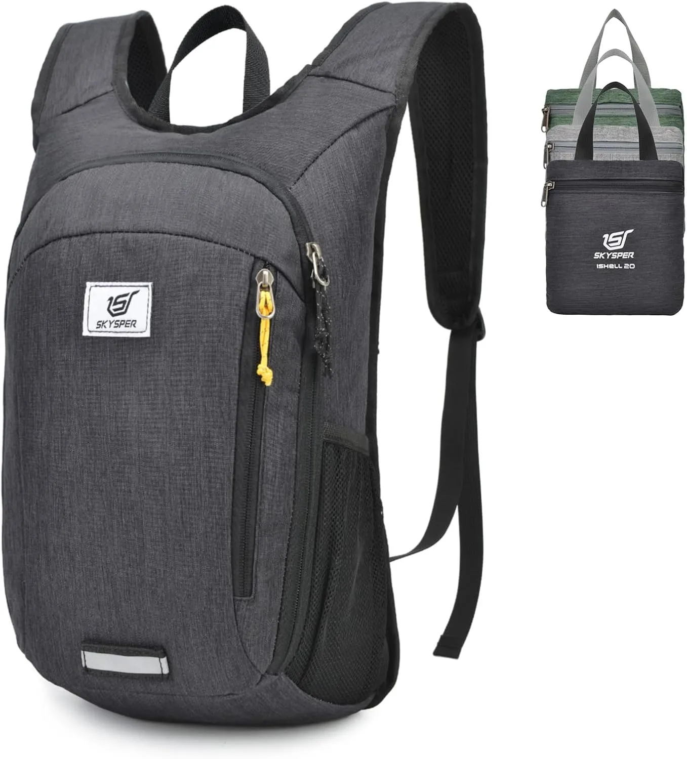SKYSPER Small Daypack 10L Hiking Backpack Packable Lightweight Travel Day Pack for Women Men