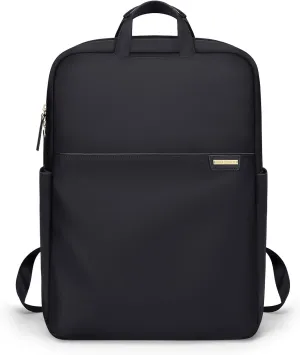 Slim Laptop Backpack for Women, Lightweight Business Backpack for Women Computer Bag Purse for Commuting, Fit 16 Inch, Black