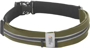 Slim Running Belt for Women and Men, Waterproof Phone Holder for Running, Reflective 2-Pocket Waist Pack for Storing Runner’s Essentials Safely, Runner’s Fanny Pack, Money Belt Fits Most Phones