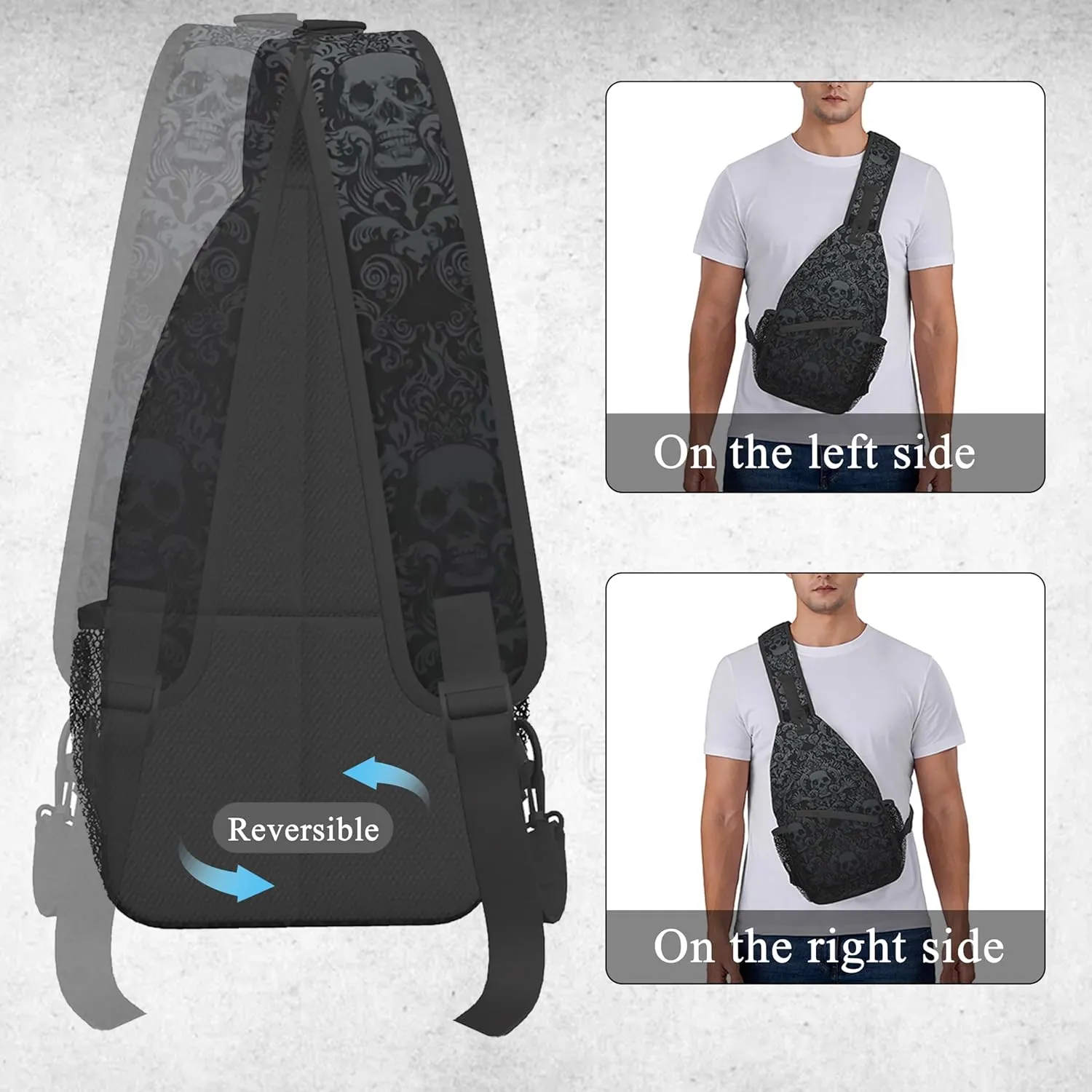 Sling Backpack Trendy Sling Bag Multipurpose Crossbody Sling Travel Hiking Crossbody Shoulder Backpack