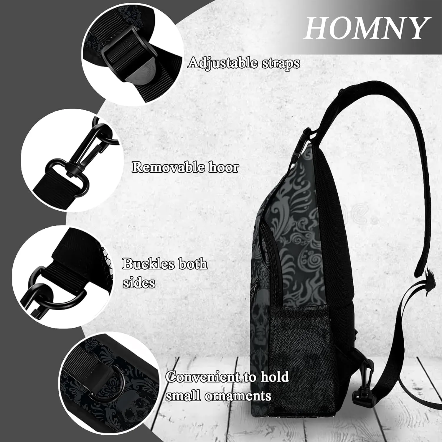 Sling Backpack Trendy Sling Bag Multipurpose Crossbody Sling Travel Hiking Crossbody Shoulder Backpack