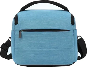 Small Camera Bag Camera Shoulder Bag with Adjustable Shoulder Strap, Camera Crossbody Case Camera Storage Pouch for Canon Nikon Sony Fuji DSLR SLR Mirrorless Cameras (Blue)