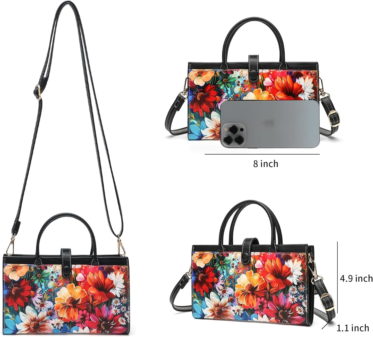 Small Crossbody Bags Shoulder Bag for Women Ladies Purse and Handbags Wallet Top Handle Handbags