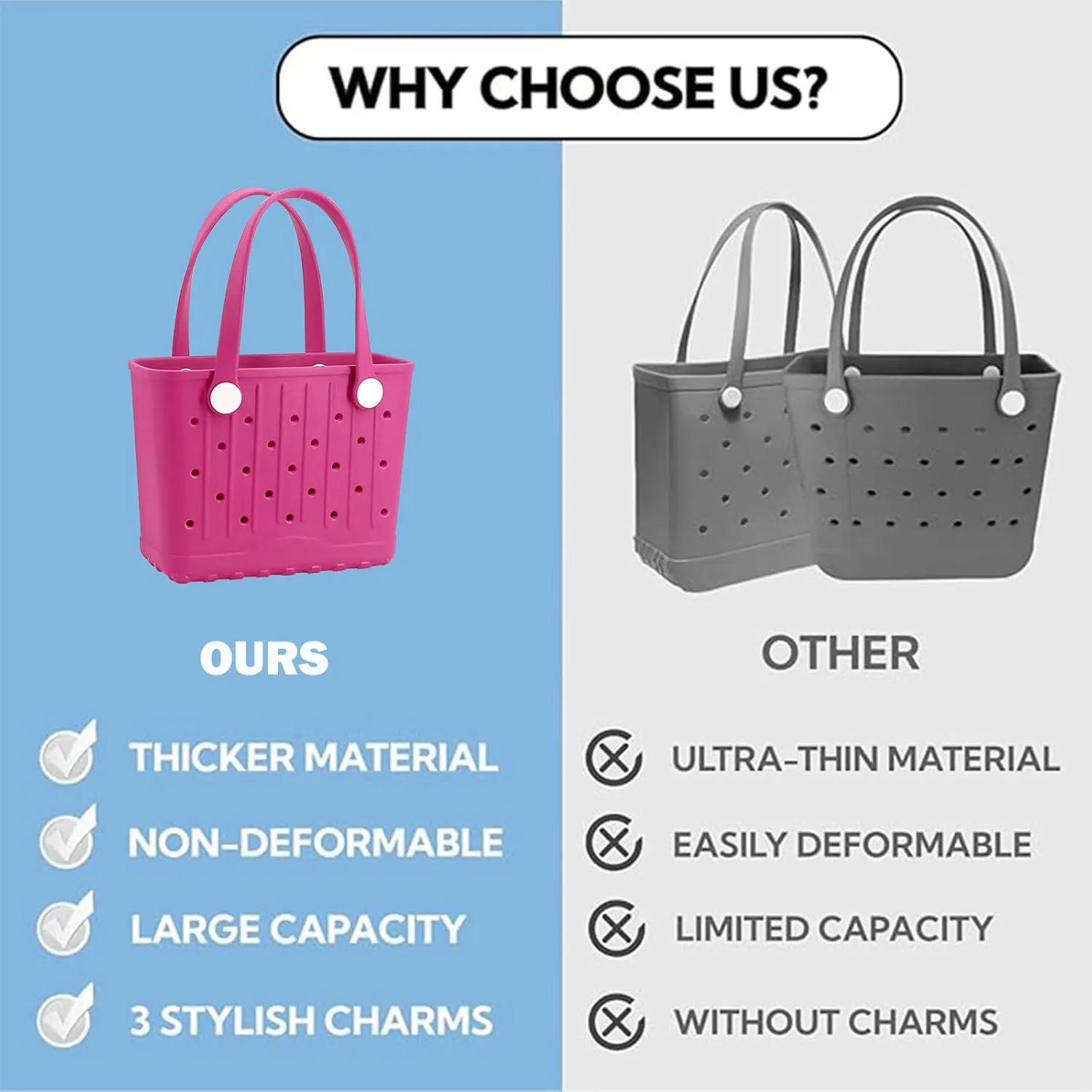 Small EVA Beach Bag Creative Rubber Beach Totes Waterproof Travel Bags Anti-tilting Handbag for Sports Pool BeachYoga