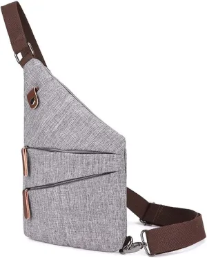 Small Leisure Sling Bag Shoulder Backpack Chest Pack Casual Hiking Rucksack Cross Body Daypack Crossbody