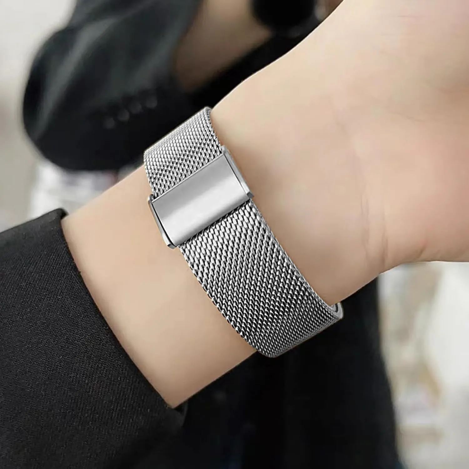 Smart Watch for Women with Make/Answer Call, 1.2" Adjustable Fitness Watch with Heart Rate Sleep Monitor Female Cycle and 100  Sports Modes for iOS Android (G02-Silver)