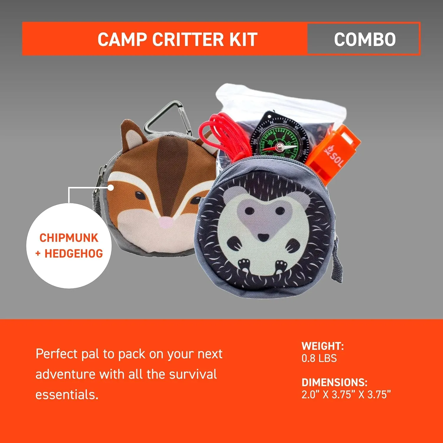 S.O.L. Survive Outdoors Longer Camp Critter Combo