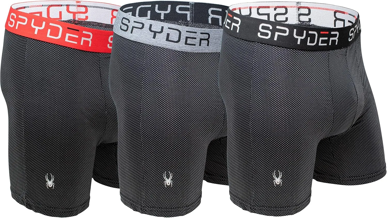 Spyder Performance Mesh Mens Boxer Briefs Sports Underwear For Men