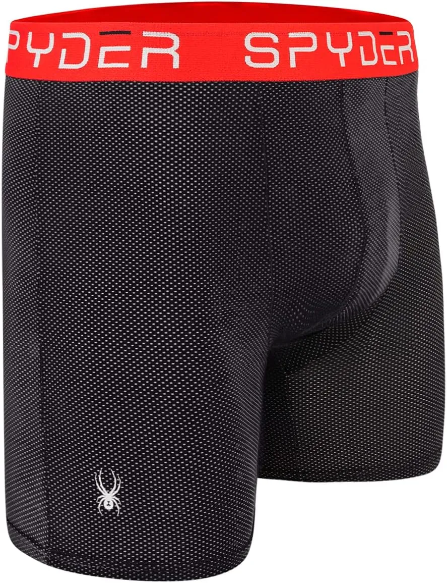 Spyder Performance Mesh Mens Boxer Briefs Sports Underwear For Men