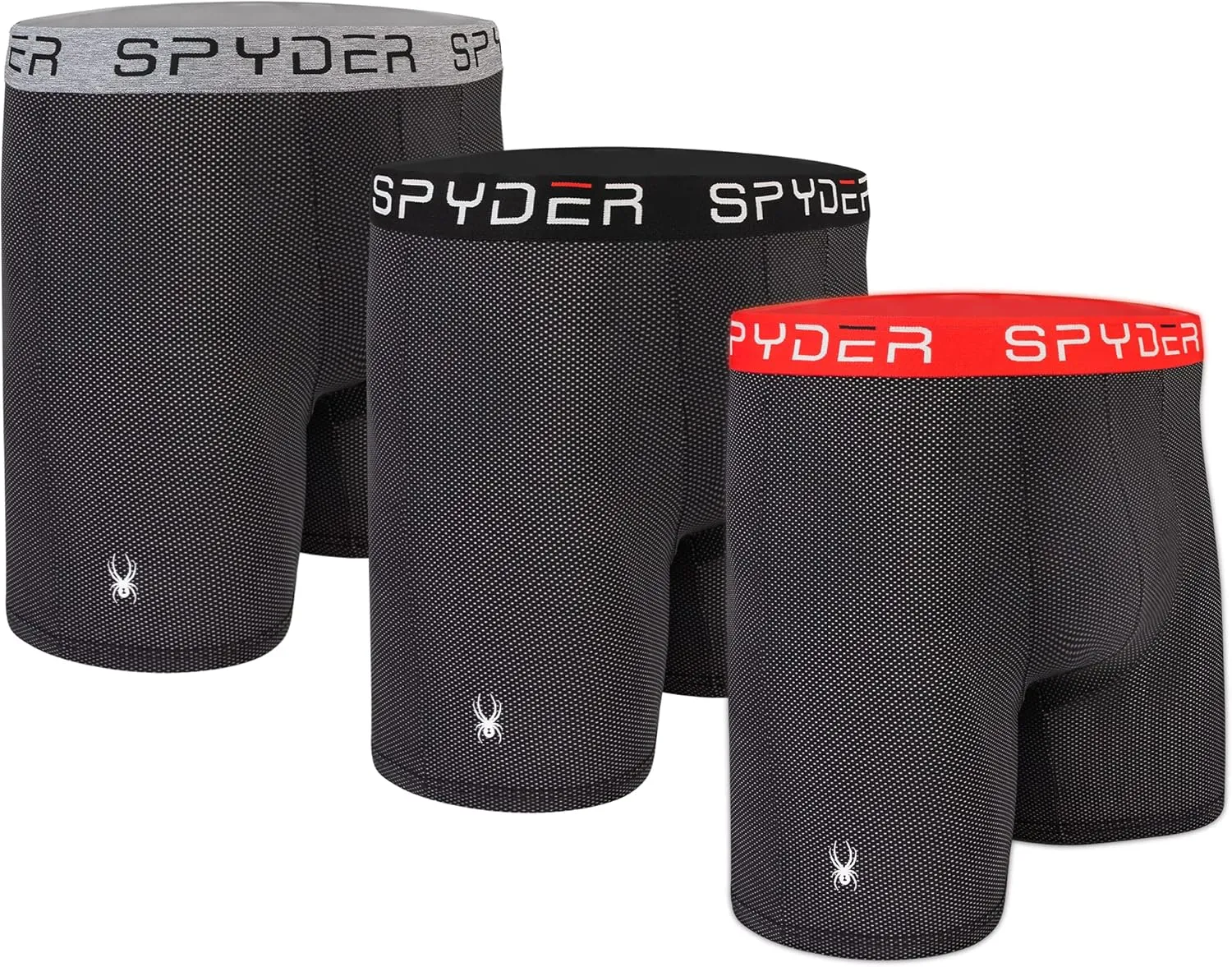Spyder Performance Mesh Mens Boxer Briefs Sports Underwear For Men