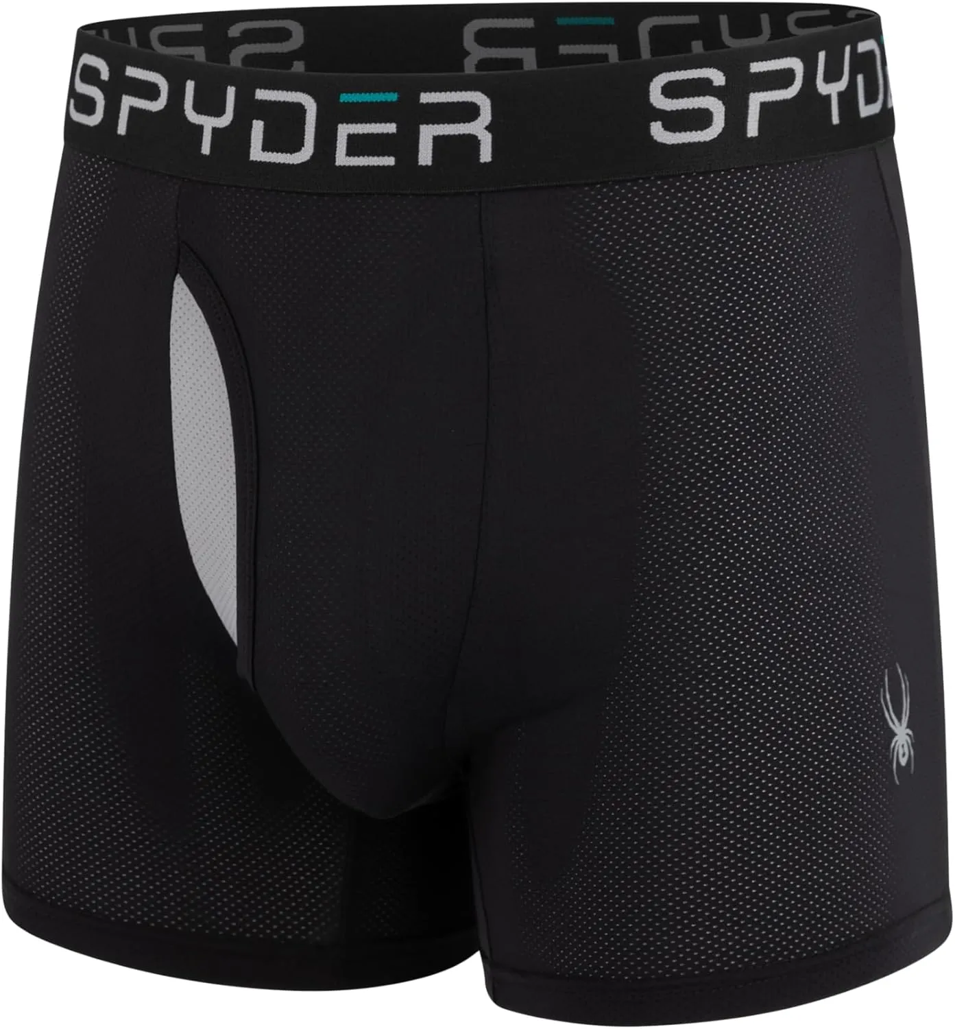 Spyder Performance Mesh Mens Boxer Briefs Sports Underwear/Fly Front
