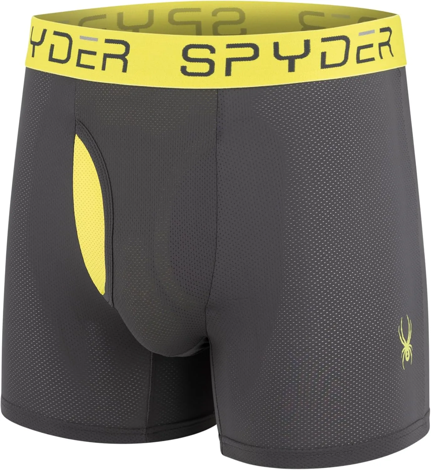 Spyder Performance Mesh Mens Boxer Briefs Sports Underwear/Fly Front