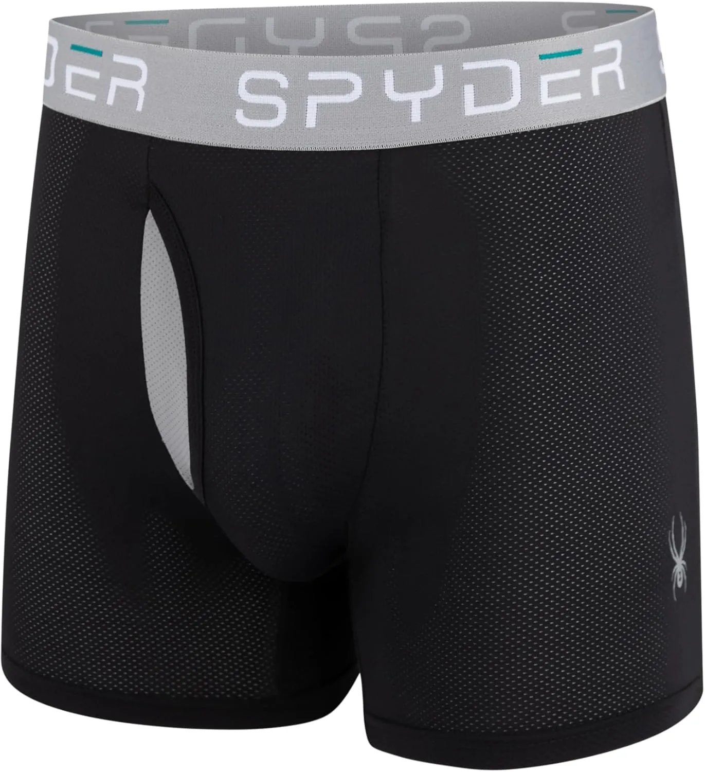 Spyder Performance Mesh Mens Boxer Briefs Sports Underwear/Fly Front