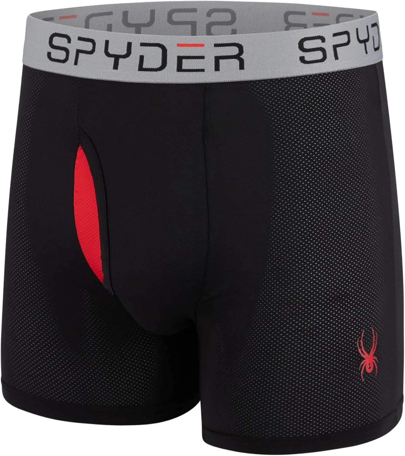 Spyder Performance Mesh Mens Boxer Briefs Sports Underwear/Fly Front