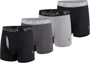 Spyder Performance Mesh Mens Boxer Briefs Sports Underwear/Fly Front