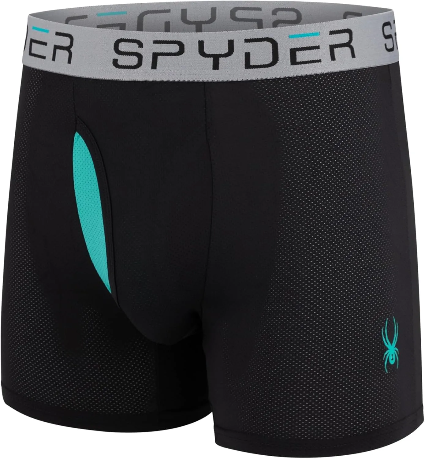 Spyder Performance Mesh Mens Boxer Briefs Sports Underwear/Fly Front