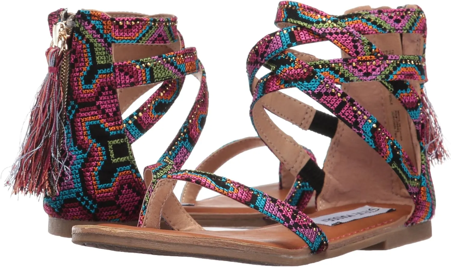 Steve Madden Unisex-Child JCROWN Gladiator Sandal