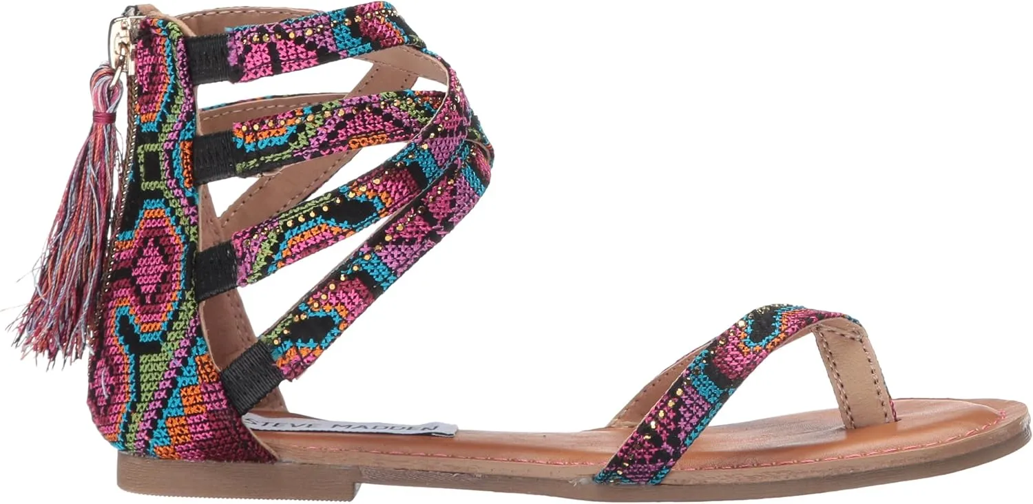 Steve Madden Unisex-Child JCROWN Gladiator Sandal