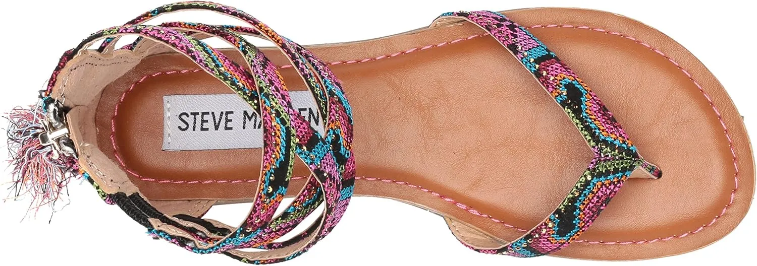 Steve Madden Unisex-Child JCROWN Gladiator Sandal