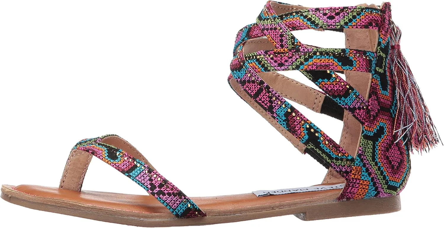 Steve Madden Unisex-Child JCROWN Gladiator Sandal