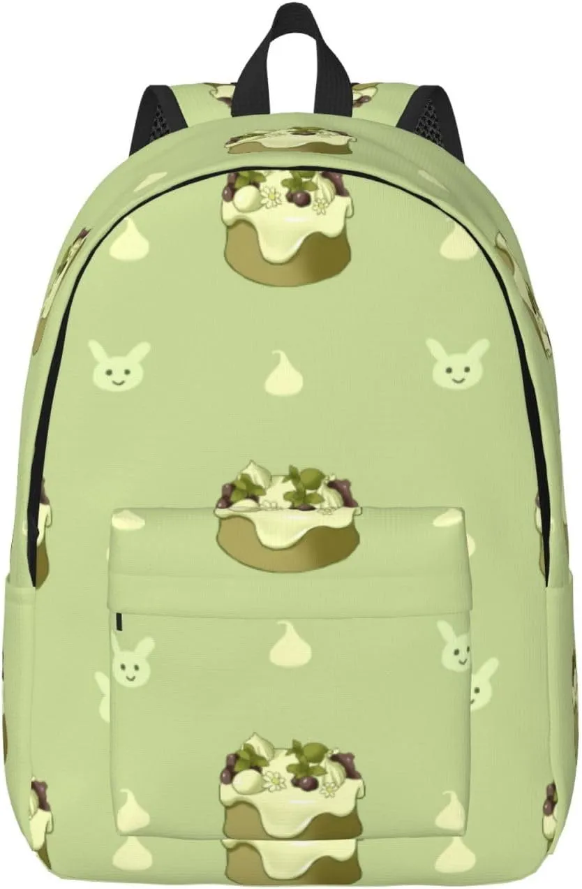 Stylish Canvas Casual Lightweight Backpack For Men, Women,Butterscotch Cupcake Laptop Travel Rucksack, Medium