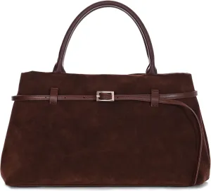 Suede Tote Bag for Women 2024, Brown Fashion Winter Trendy Slouchy Shoulder Top Handle Purse Handbags