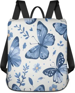Sunlit Butterfly Anti-Theft Rucksack Fashion Backpack Travel Shoulder Bag Lightweight Waterproof Daypack Casual Backpacks For Women Men