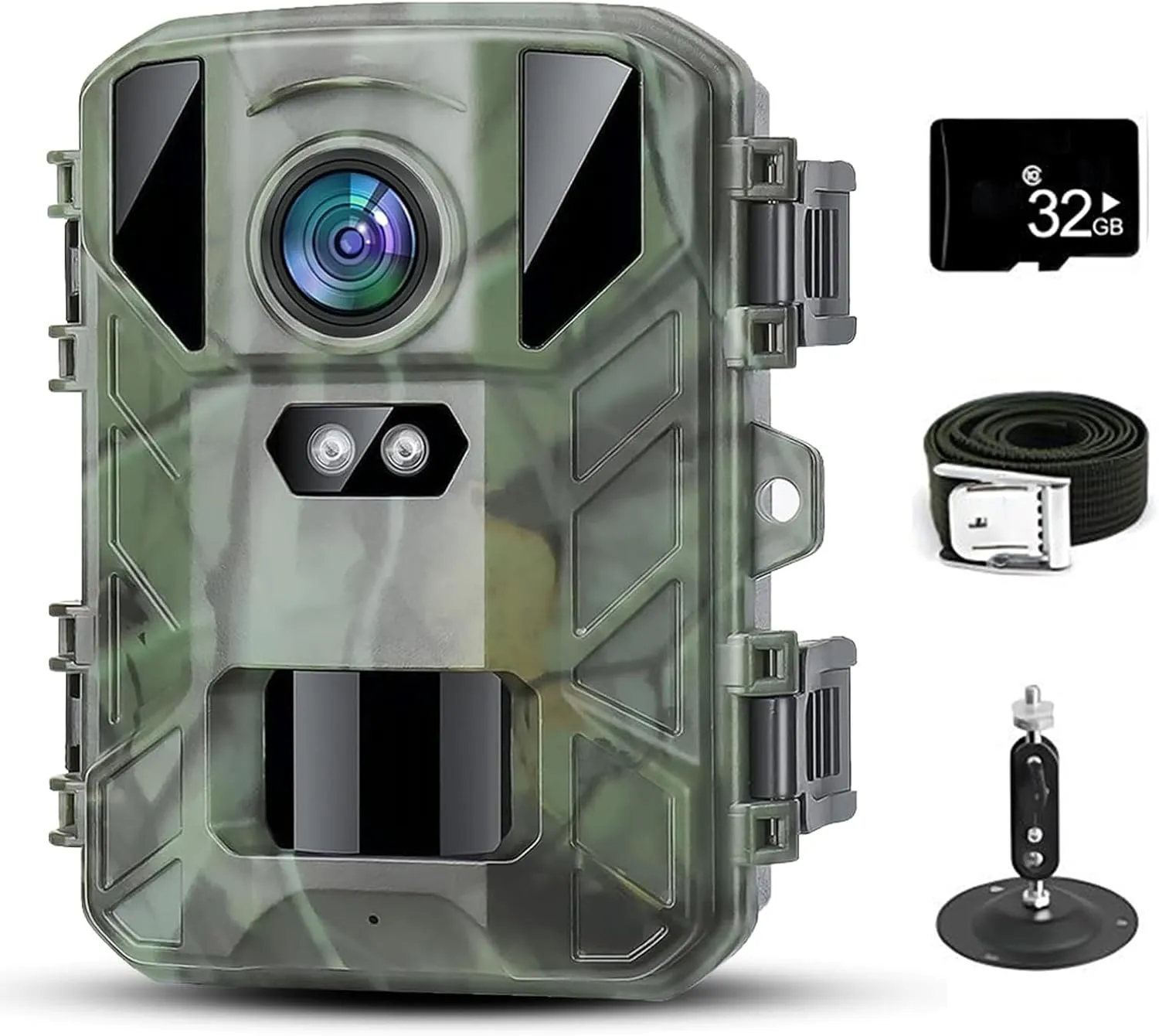 SuntekCam Mini Trail Camera 24MP 1080P with Night Vision 0.3s Trigger Motion Activated,IP65 Waterproof Hunting Camera 2.0''LCD for Wildlife Monitoring Deer Hunting