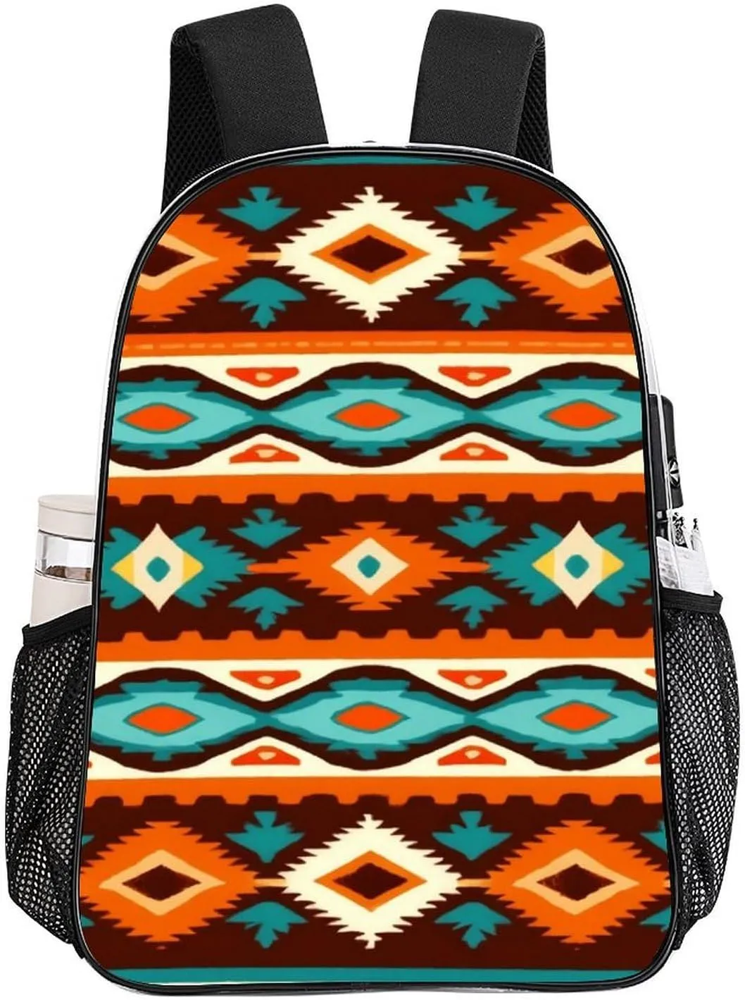 Supdreamc Daypack Anti-Theft Multipurpose Large Capacity Shoulder Bag - Tribal Navajo Indiana Western Southwest Ethnic Travel Hiking & Camping Rucksack Transparent Bag