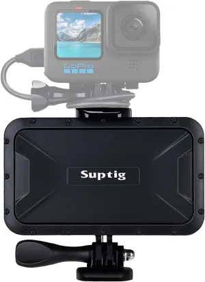 Suptig Portable Charger, 7800mAh Battery Pack Power Bank, Compatible for Gopro Hero 13 Hero 12 11 10 9 8 7 6 5 4 3 3  Hero Session Hero   DJI osmo AKASO Insta 360 Digital Camera Phone (Black)